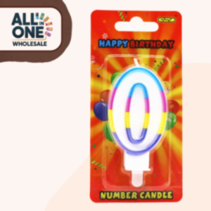 GSD Number Candles No. 0 – 6pk