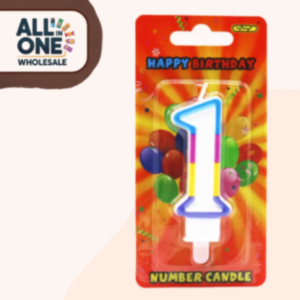 GSD Number Candles No. 1 – 6pk