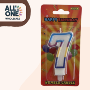 GSD Number Candles No. 7 – 6pk