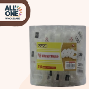 GSD Jar Tape ½″ Clear – 50pk