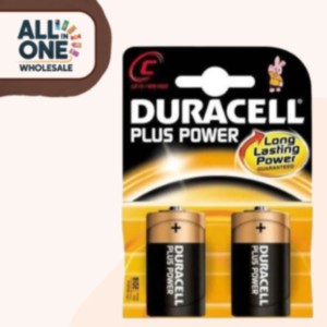 Duracell Plus C Battery 2 Pack - Case of 10