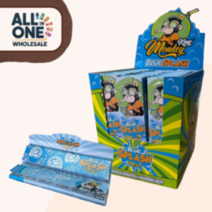 Monkey King Blue Splash Scented Rolling Papers (24 PCS)