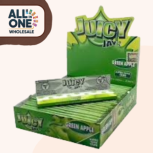 Juicy Jays Green Apple Flavoured Rolling Papers (50 PCS)