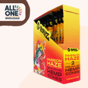 G‑ROLLZ HEMP CONES PASSION HAZE (12 × 2 PACK)