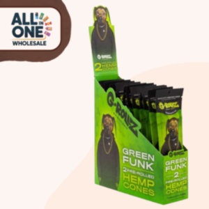 G‑ROLLZ HEMP CONES GREEN FUNK (12 × 2 PACK)