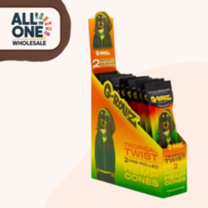 G‑ROLLZ HEMP CONES TROPICAL TWIST (12 × 2 PACK)