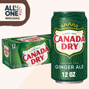 Canada Dry Ginger Ale Big Cans USA (16oz × 12 Pack)