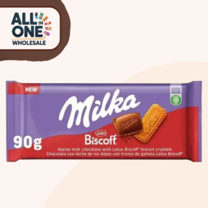 Milka Biscoff Chocolate 90g (24 Pieces)