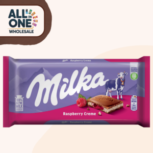 Milka Raspberry Chocolate 100g (22 Pieces)