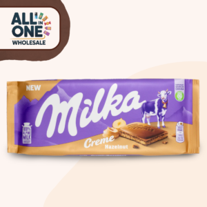 Milka Milk Hazelnut Creme Chocolate 85g (22 Pieces)
