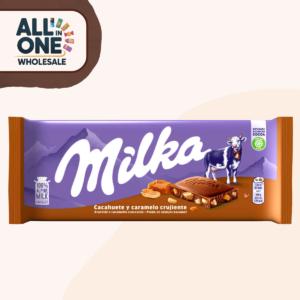 Milka Peanut Caramel Chocolate 90g (24 Pieces)