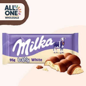 Milka Bubbly White Chocolate 95g (15 Pieces)