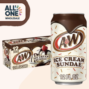 A&W Root Beer Cream Soda USA (355ml × 12 Pack)