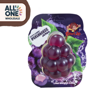 Crazy Joe Peelablezz Jumbo Grape Gummy (12x136g)