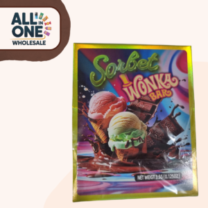 Zipper Sorbet Wonka Bar (3.5g, 50 pieces)