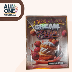 Zipper Lychee Cream Puffs (3.5g, 50 pieces)