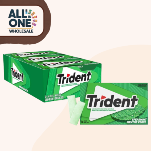Trident Gum Spearmint USA (12x14 Sticks Pack)