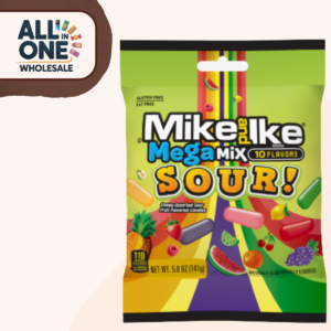 Mike and Ike Peg Beg Mega Mix Sour (12x141g USA Pack)