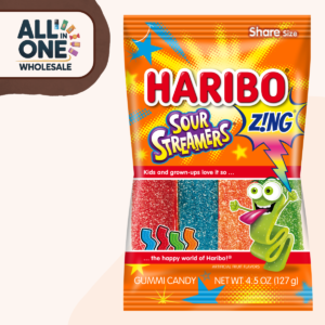 Haribo Sour Streamers Zing (127g, 12pcs)