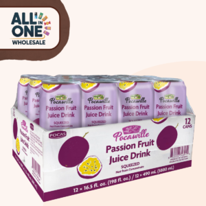 Pocasville Passion Fruit Juice Drink (12 × 490ml)