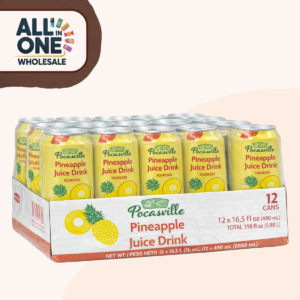 Pocasville Pineapple Juice Drink (12 × 490ml)