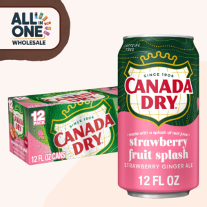 Canada Dry Strawberry Splash USA (355ml × 12 Pack)