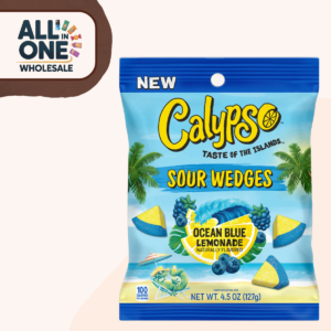 Calypso Sour Wedges Ocean Blue Lemonade (12x127g)