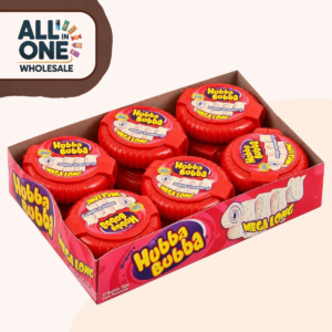 Hubba Bubba Mega Long Snappy Strawberry Bubble Tape (6 x 71g)