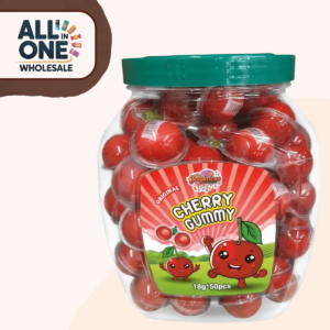 Jellylicious Burstalicious – Original Cherry Gummy (18g × 50pcs)