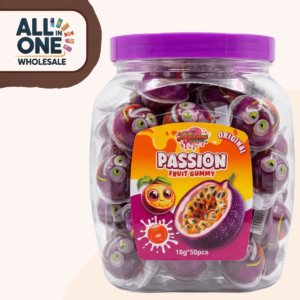 Jellylicious Burst of Joy – Original Passion Fruit Gummy (18g × 50pcs)