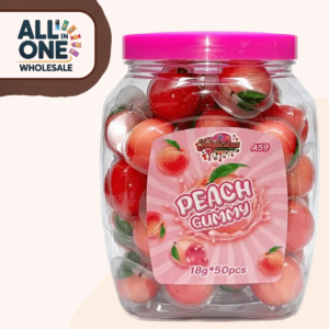 Jellylicious Burst of Joy – Original Peach Gummy (18g × 50pcs)