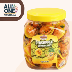 Jellylicious Joy! – Original Pineapple Gummy Candy (18g × 50pcs)