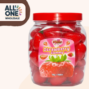 Jellylicious Burst of Joy – Original Strawberry Gummy (18g × 50pcs)