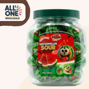 Jellylicious Burst of Joy – Original Watermelon Sour Gummy (18g × 50pcs)