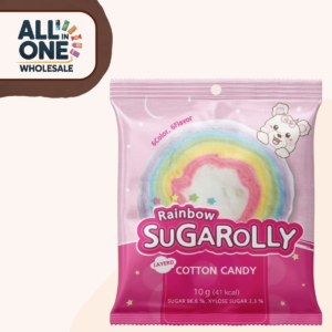 Sugarolly Rainbow Layered Cotton Candy (10 × 10g)