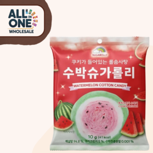 Sugarolly Watermelon Cotton Candy (10 × 10g)