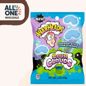 Warheads Sour Clouds Cotton Candy (12x85g)